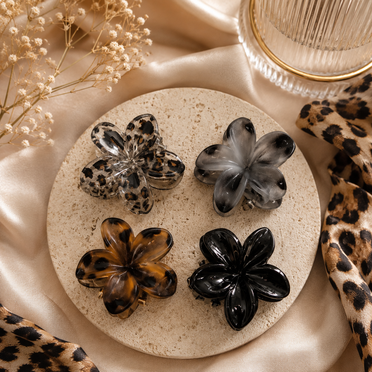 Flower Mini Clips