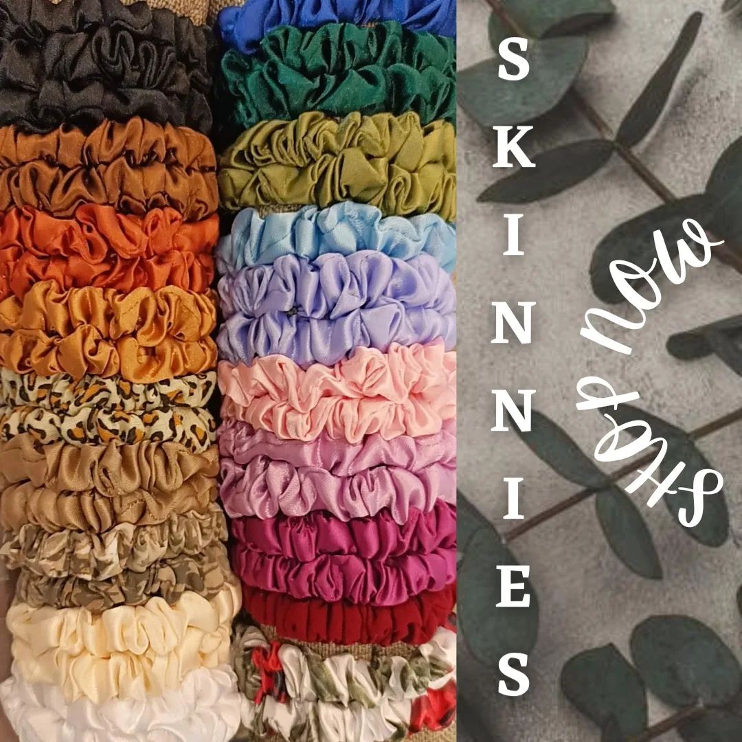 Skinny Satin Scrunchie