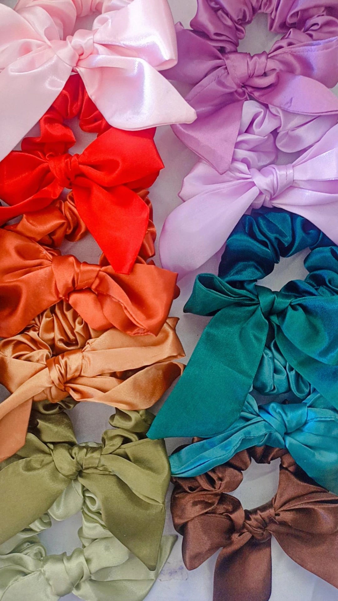 Satin Bow Scrunchie