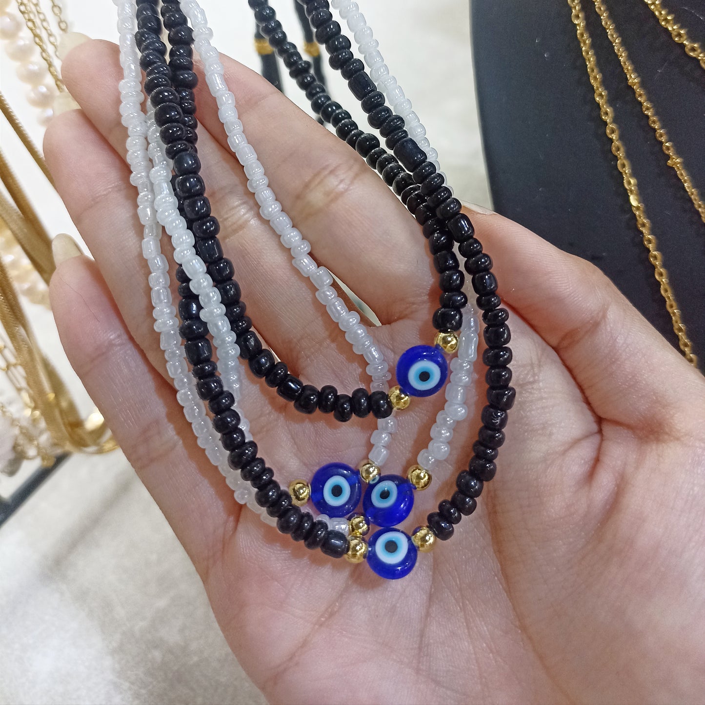 Evil eye Choker