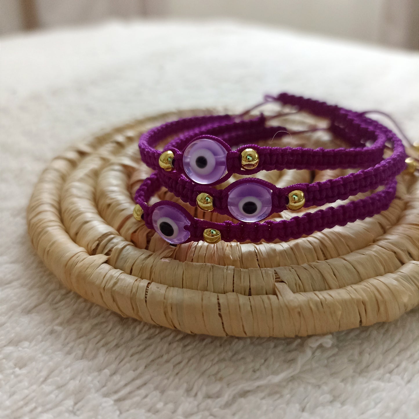 Evil Eye Macrame Bracelet