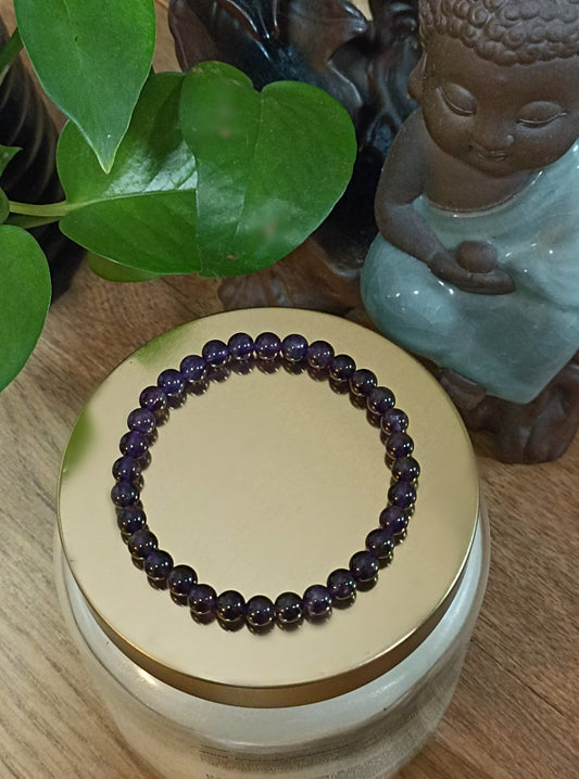 Silver Obsidian Bracelet