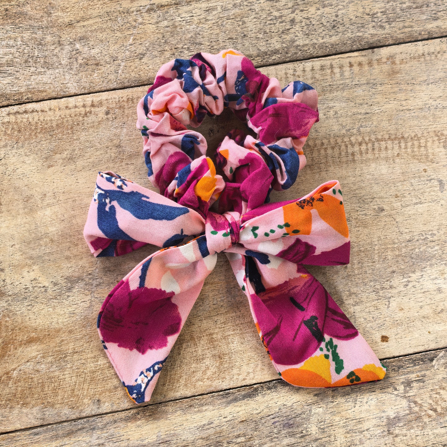 Printed Bow Scrunchie