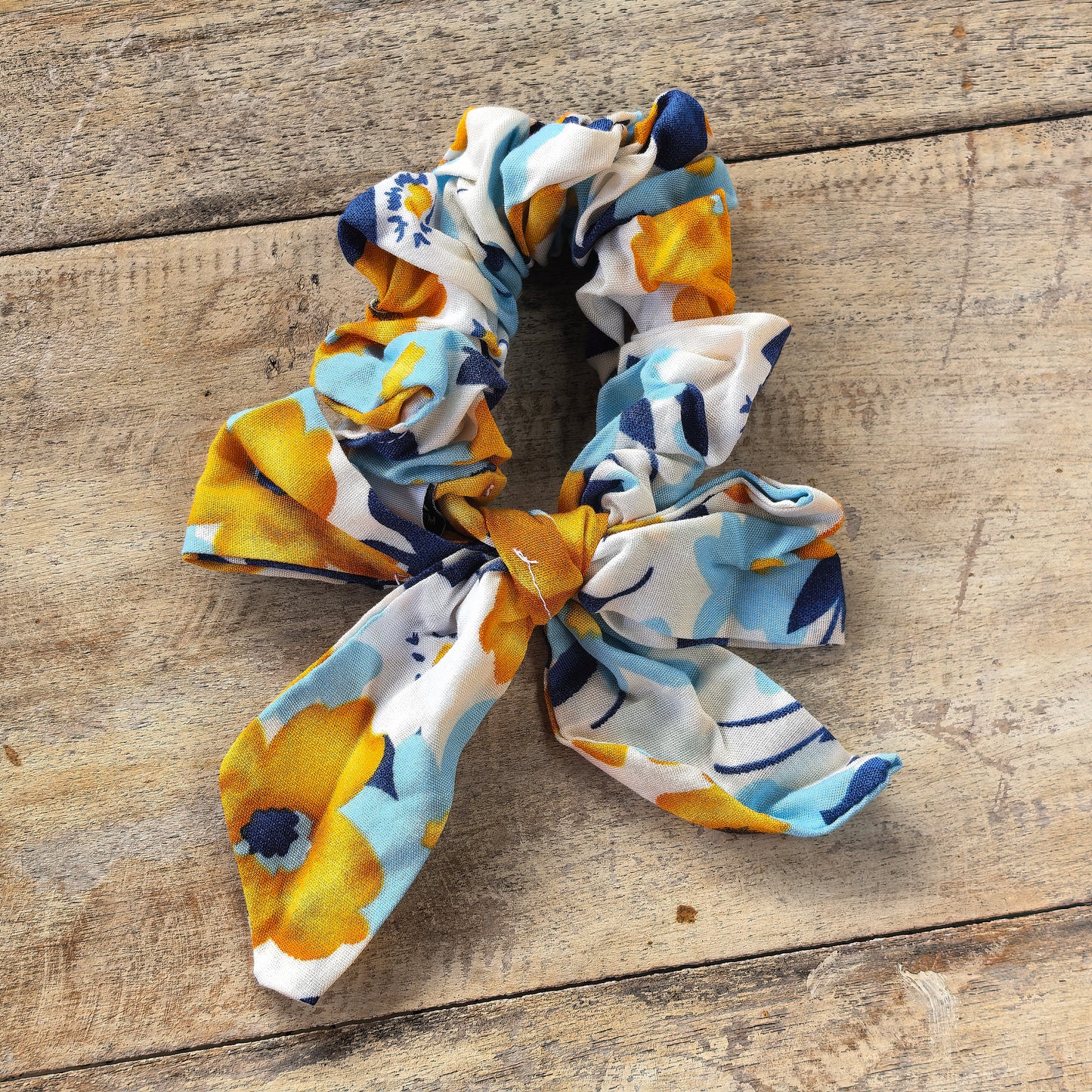 Printed Bow Scrunchie