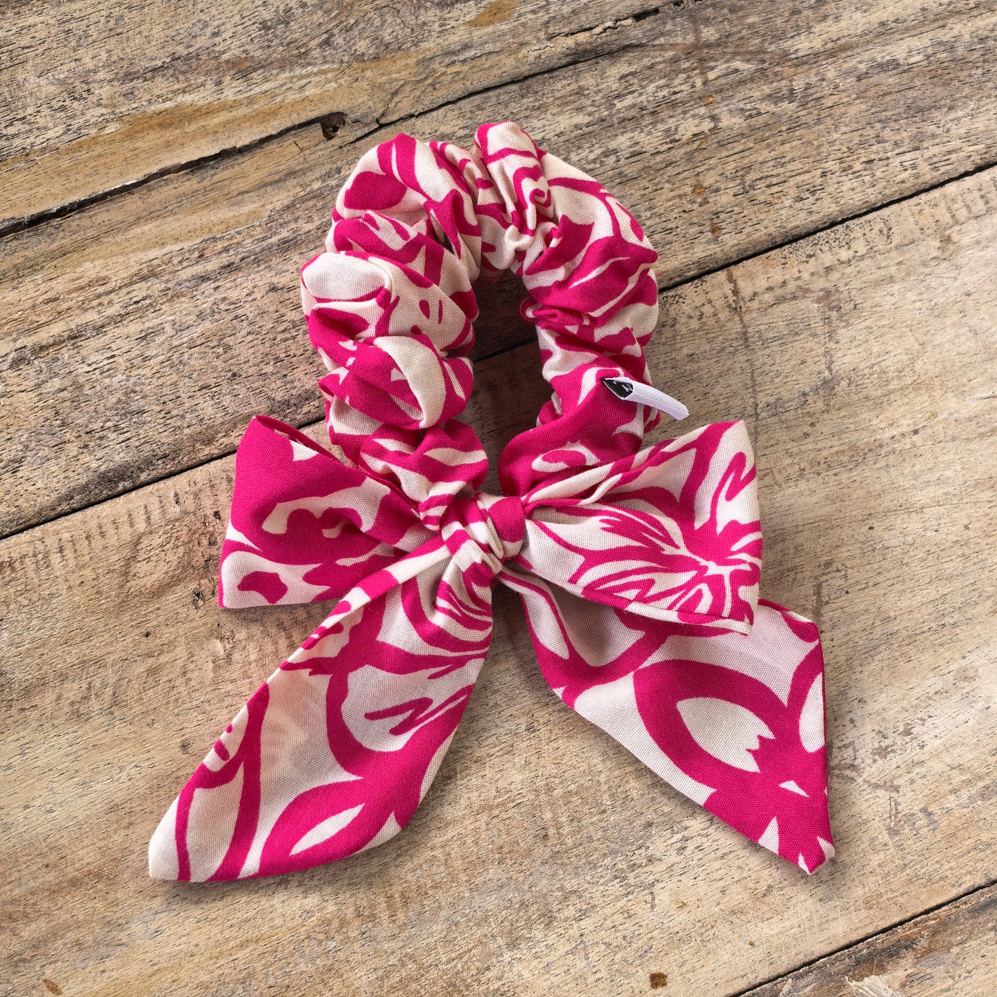 Printed Bow Scrunchie
